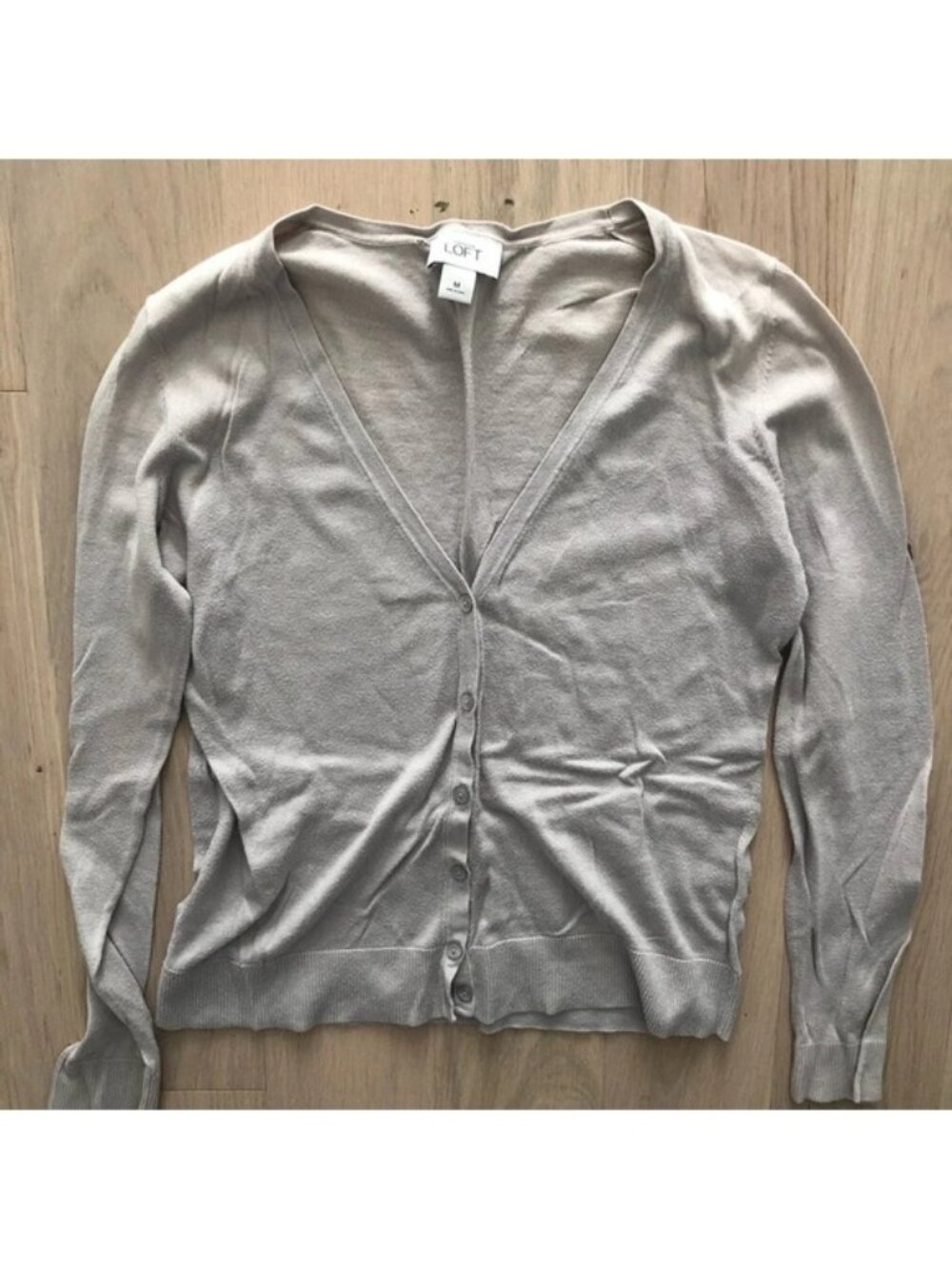 Loft Light Gray Cardigan